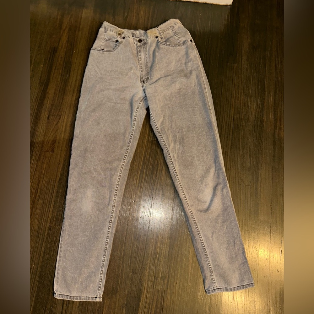 KENZO Women’s Light Grey Denim Straight Leg Jeans Size 28 - Picture 4 of 4